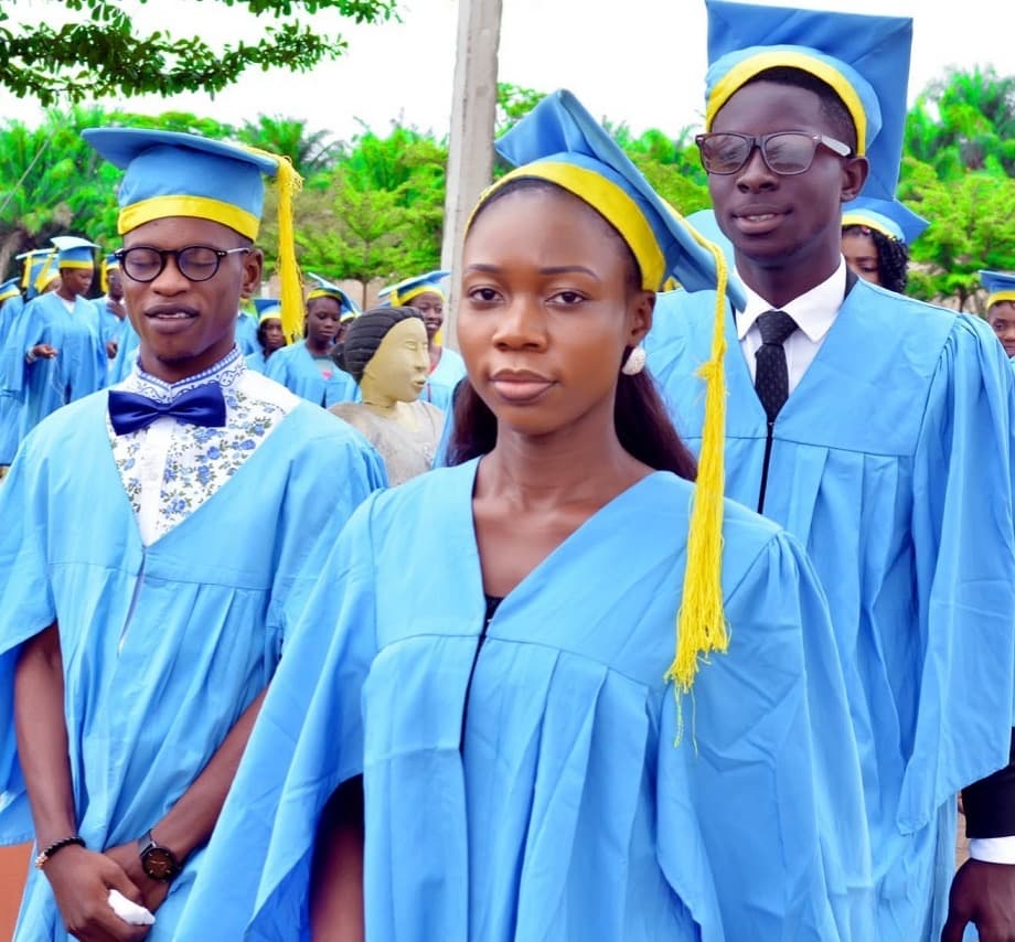 Graduates in Convocation Gowns