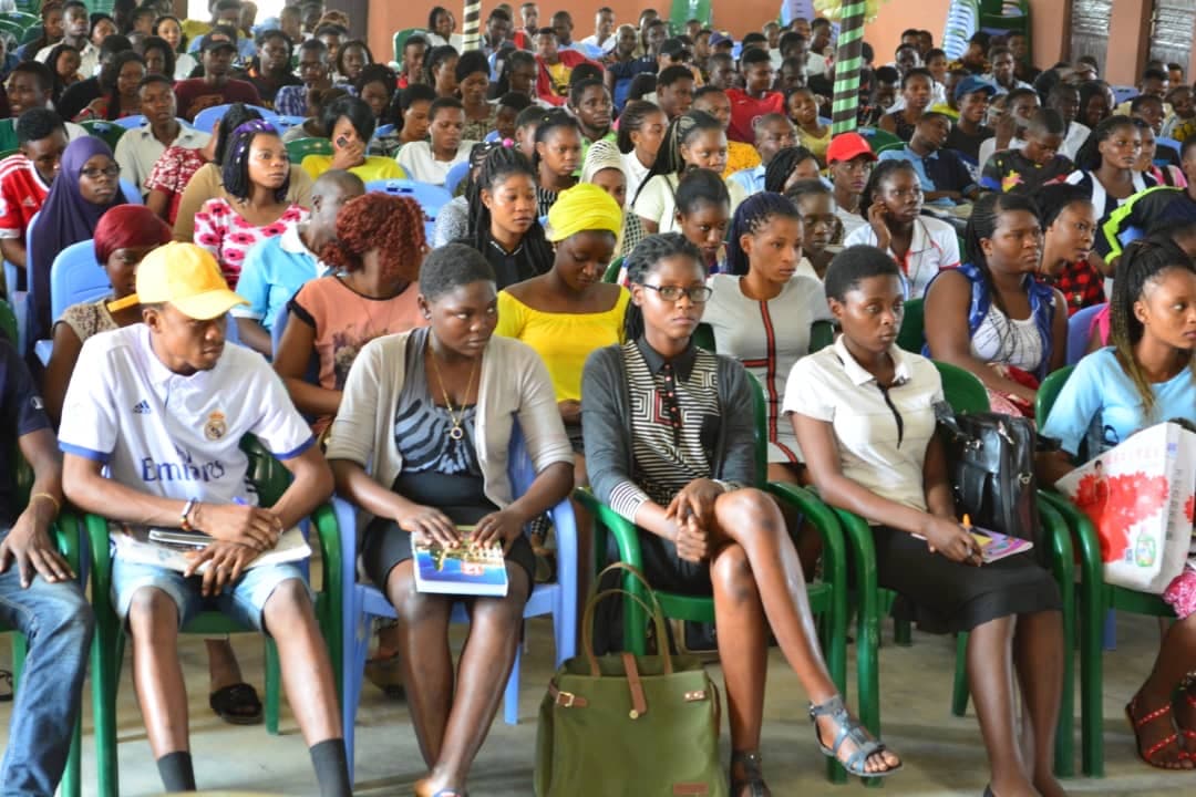 Students at Assembly