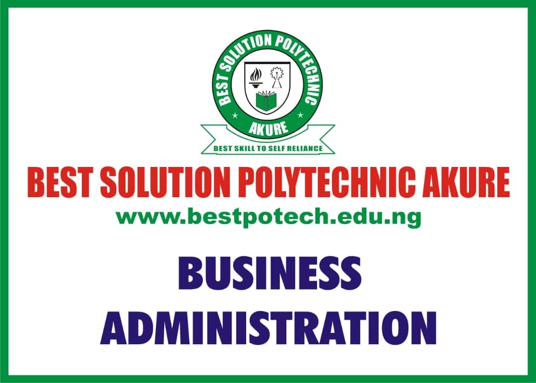 Business Administration and Management department sign